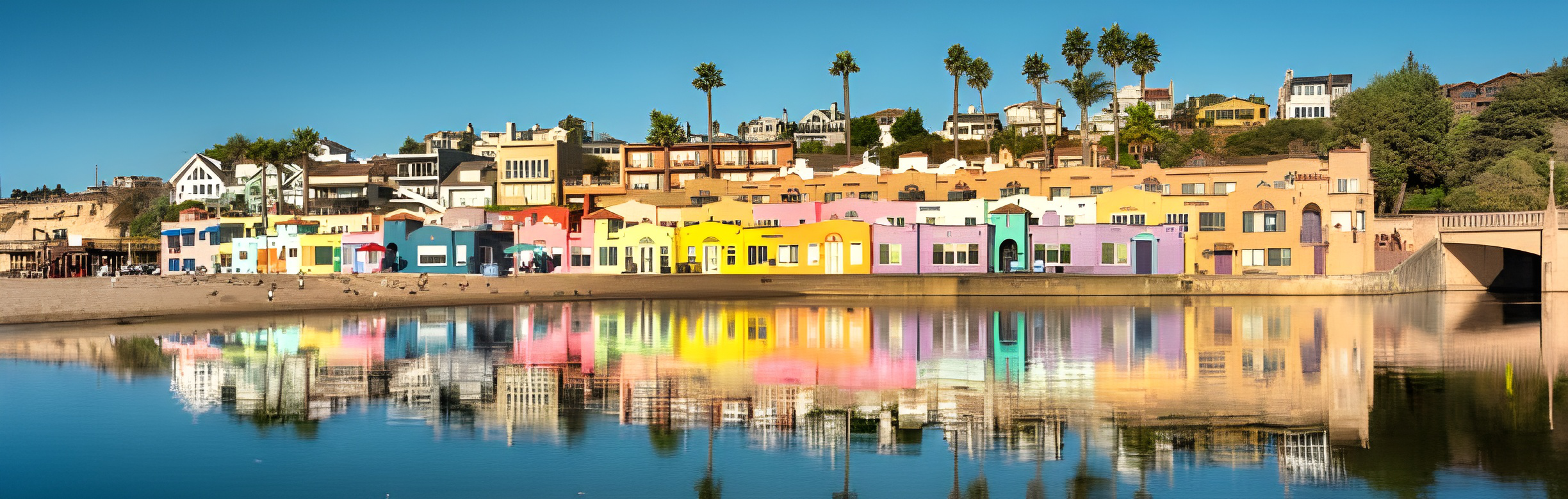 Scenic view of Capitola Beach with ocean waves, showcasing the coastal location where Capitola Beach Baby sunscreen is made and sold